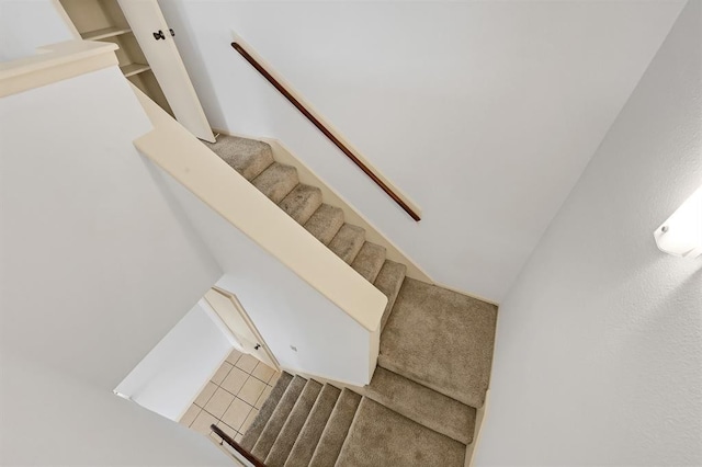 view of stairs