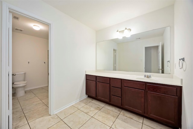 9939 Chimney Swift Ln, Conroe, TX 77385 - bathroom with vanity and tile patterned floors