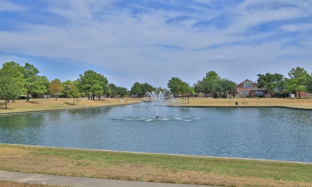 property view of water