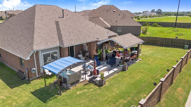 7407 Tudor Heights Ln, Spring, TX 77379 - aerial perspective of suburban area