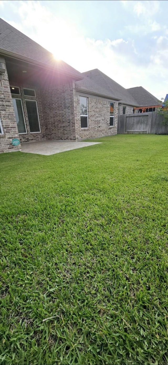 2711 Wollemi Pine Trl, Katy, TX 77493 - view of yard featuring fence and a patio