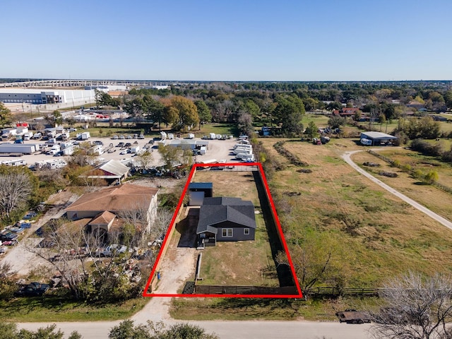 19014 Frederick Dr, Tomball, TX 77377 - aerial view of property's location with property boundaries highlighted