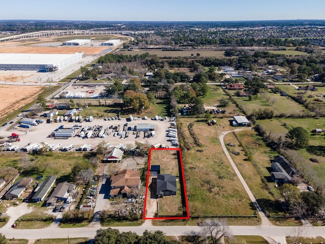 19014 Frederick Dr, Tomball, TX 77377 - aerial view of property's location featuring property parcel outlined