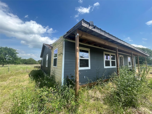 view of property exterior