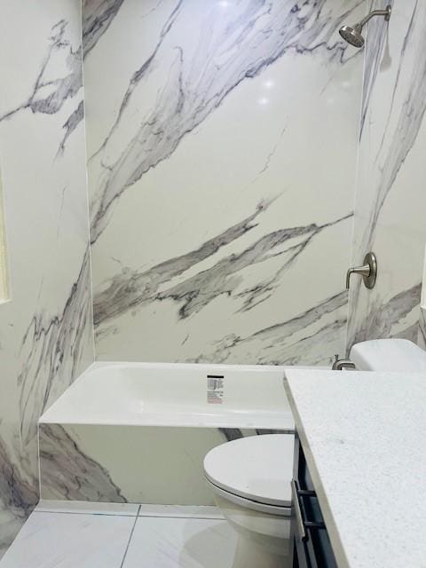 11411 Meadow Joy Dr, Houston, TX 77089 - full bath with toilet, walk in shower, vanity, and a bathing tub