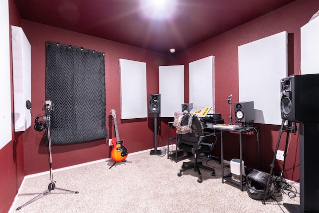 24737 Mountain Tree Dr, Magnolia, TX 77355 - home office featuring carpet floors