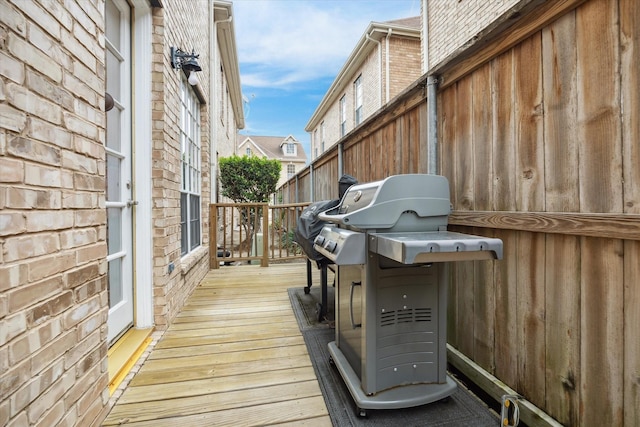 2842 Briarhurst Park, Houston, TX 77057 - deck with a grill