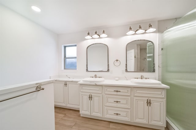 2742 Triway Ln, Houston, TX 77043 - full bathroom featuring double vanity and a sink