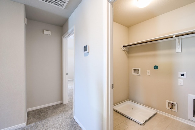 2103 Islawild Way, Texas City, TX 77568 - washroom with hookup for an electric dryer, washer hookup, baseboards, and gas dryer hookup