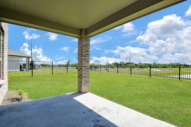2103 Islawild Way, Texas City, TX 77568 - view of yard featuring a patio area