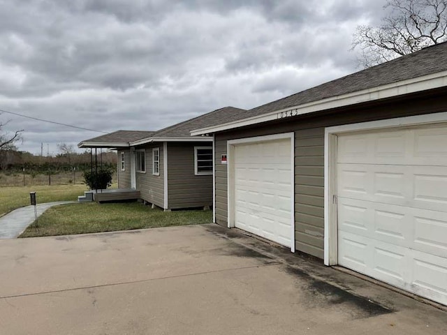 view of property exterior with an outdoor structure