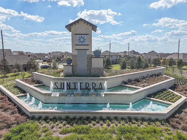 5319 Costa Ridge Ln, Katy, TX 77493 - community / neighborhood sign featuring a residential view