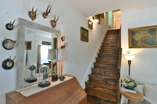 view of staircase