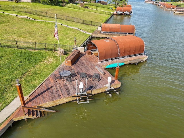 18762 Grand Harbor Pt, Montgomery, TX 77356 - dock area featuring a water view