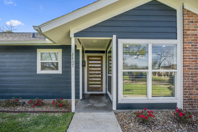 2407 Stonecrest Dr, Houston, TX 77018 - entrance to property with brick siding
