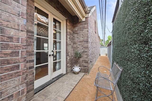 2419 Briarhurst Dr, Houston, TX 77057 - view of patio with french doors