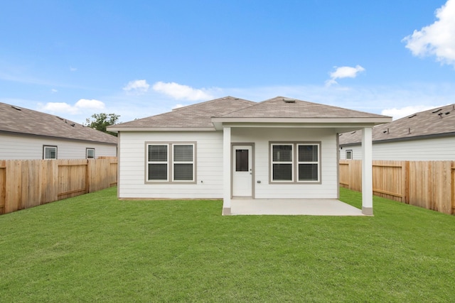 17832 Lionheart Rd, Conroe, TX 77306 - back of property with a patio and a shingled roof