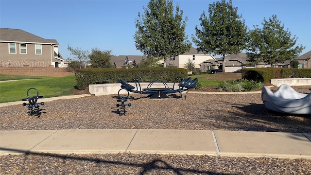 17010 Bainham Forest Trl, Hockley, TX 77447 - view of grassy yard with a residential view