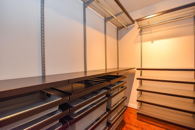 915 Franklin St Unit 4A, Houston, TX 77002 - spacious closet with wood finished floors