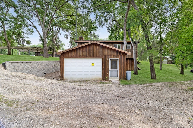 12 Walker Trl, Huntsville, TX 77320 - view of garage