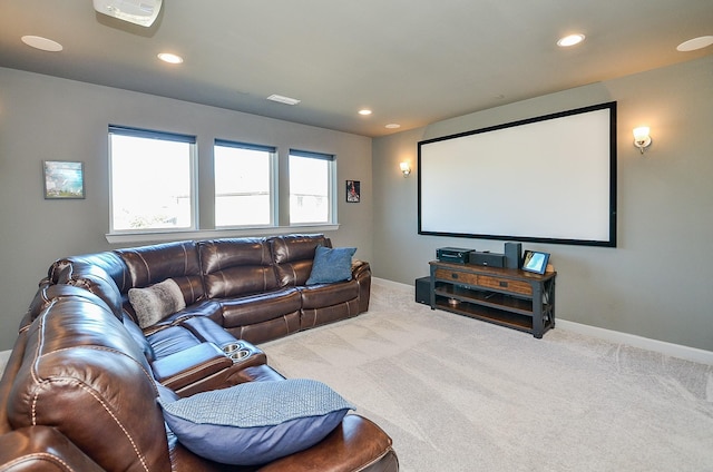 1310 Layla Sage Loop, Richmond, TX 77406 - home theater with recessed lighting, carpet flooring, and baseboards