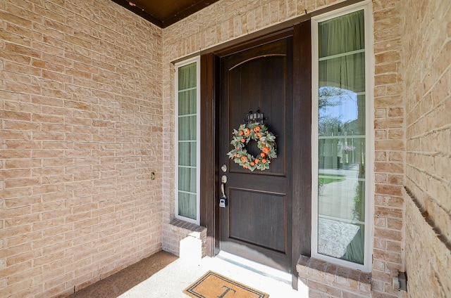 1310 Layla Sage Loop, Richmond, TX 77406 - doorway to property featuring brick siding