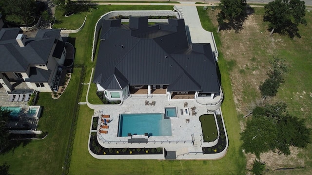 drone / aerial view