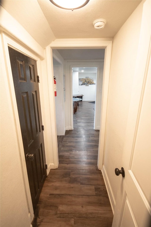 2817 Southmore Blvd, Houston, TX 77004 - hall featuring dark wood-type flooring and baseboards