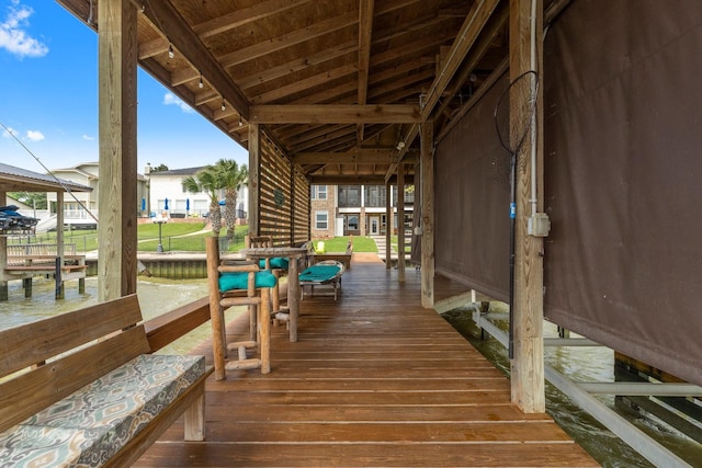 view of deck