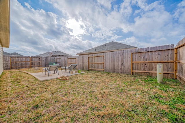 24119 Maple Turn Ln, Hockley, TX 77447 - view of yard featuring a fenced backyard and a patio