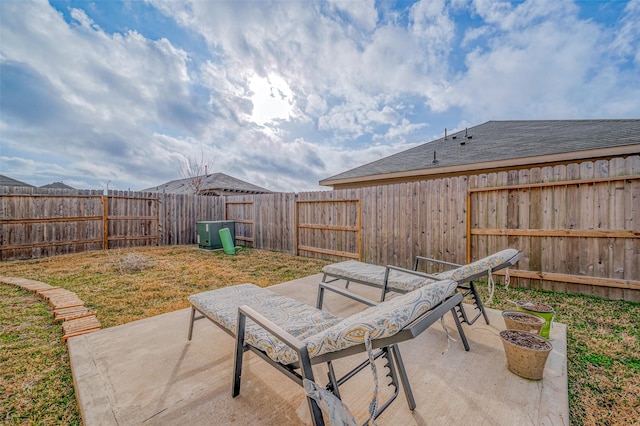 24119 Maple Turn Ln, Hockley, TX 77447 - view of patio / terrace with a fenced backyard