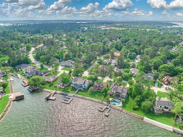 11831 Thoreau Dr, Montgomery, TX 77356 - bird's eye view with a residential view and a water view