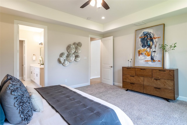1114 Niagara St, Houston, TX 77051 - bedroom featuring baseboards, visible vents, and light carpet
