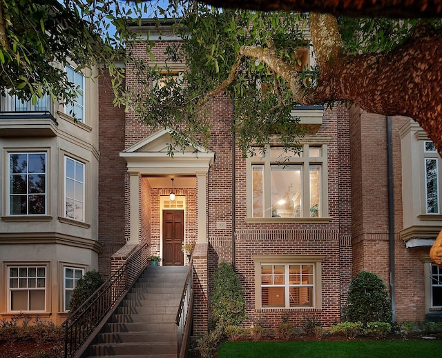 75 Colonial Row Dr, The Woodlands, TX 77380 - view of front of property with brick siding