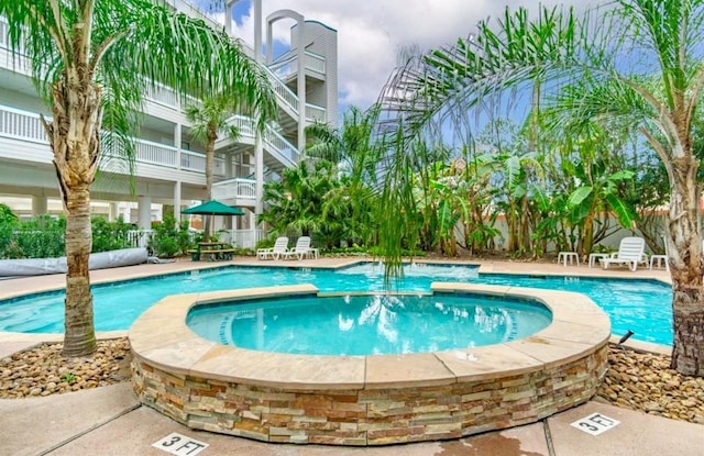 view of pool