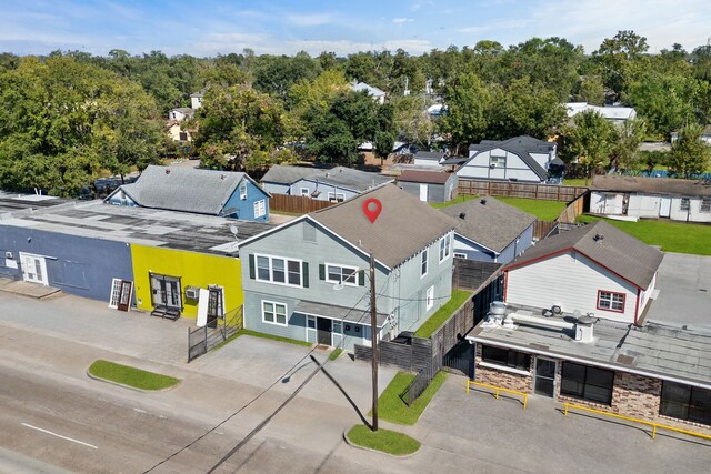 birds eye view of property featuring a residential view