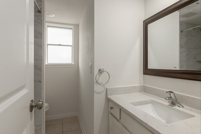 4206 Oak Shadows Dr, Houston, TX 77091 - full bathroom with vanity and tile patterned flooring