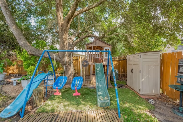 24543 Carlton Springs Ln, Katy, TX 77494 - view of playground with a fenced backyard