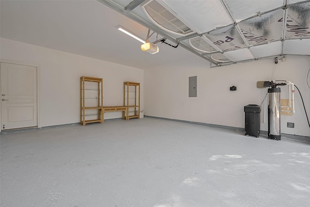 24543 Carlton Springs Ln, Katy, TX 77494 - garage featuring electric panel and a garage door opener
