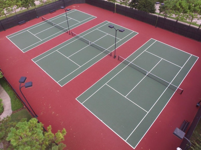 24543 Carlton Springs Ln, Katy, TX 77494 - view of tennis court with community basketball court