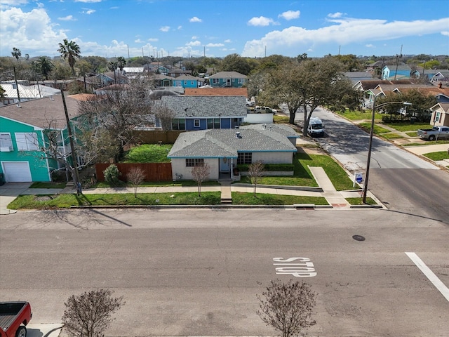1901 49th St, Galveston, TX 77551 - bird's eye view featuring a residential view