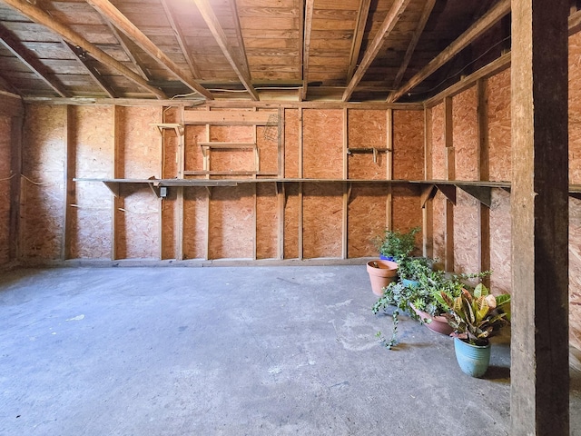 view of storage