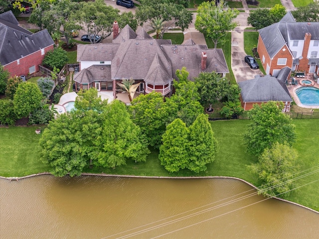 14 Tredington St, Sugar Land, TX 77479 - aerial view of a pool