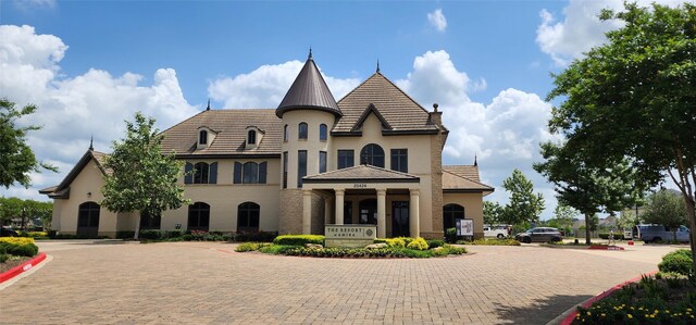 19210 Palfrey Prairie Trl, Tomball, TX 77377 - view of front of house with stucco siding