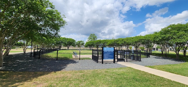 19210 Palfrey Prairie Trl, Tomball, TX 77377 - view of community with fence and a yard