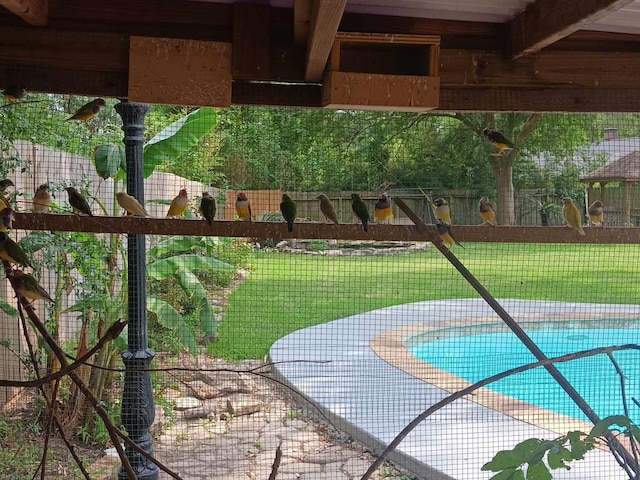 15907 Whispering Falls Ct, Houston, TX 77084 - view of yard featuring a patio