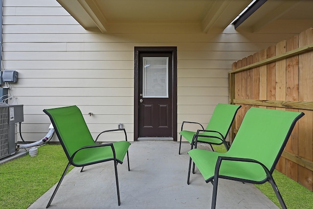 4903 Mallow St Unit Ab, Houston, TX 77033 - view of patio featuring cooling unit
