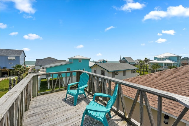 214 Sand Dune Ct, Surfside Beach, TX 77541 - deck featuring a residential view