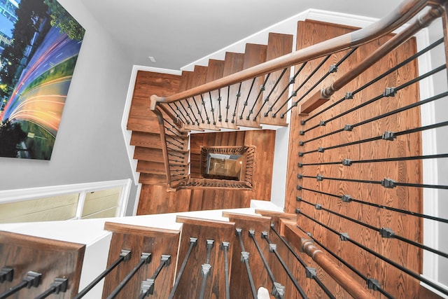 view of staircase