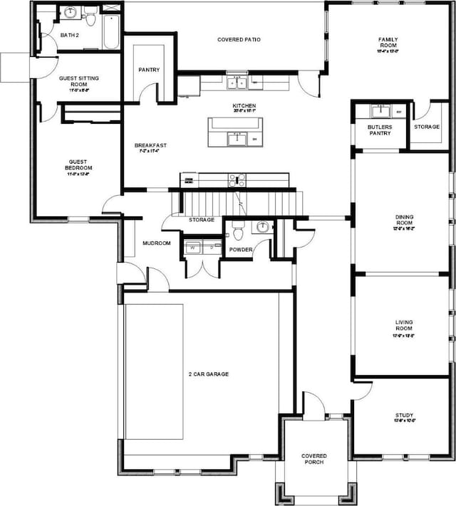 7934 Ludington, Houston, TX 77071 - floor plan